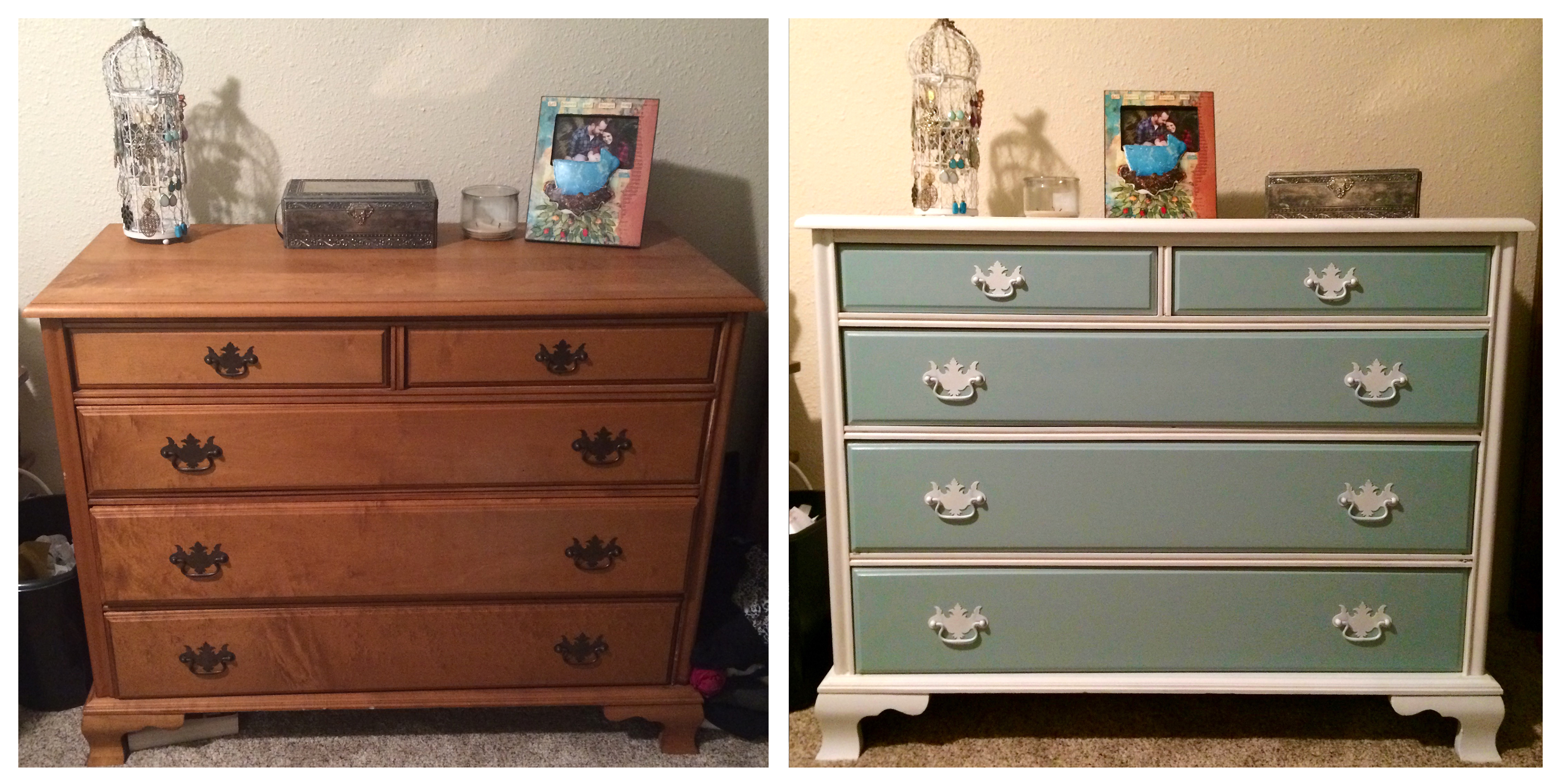 From Old to Bold:  A Dresser Makeover