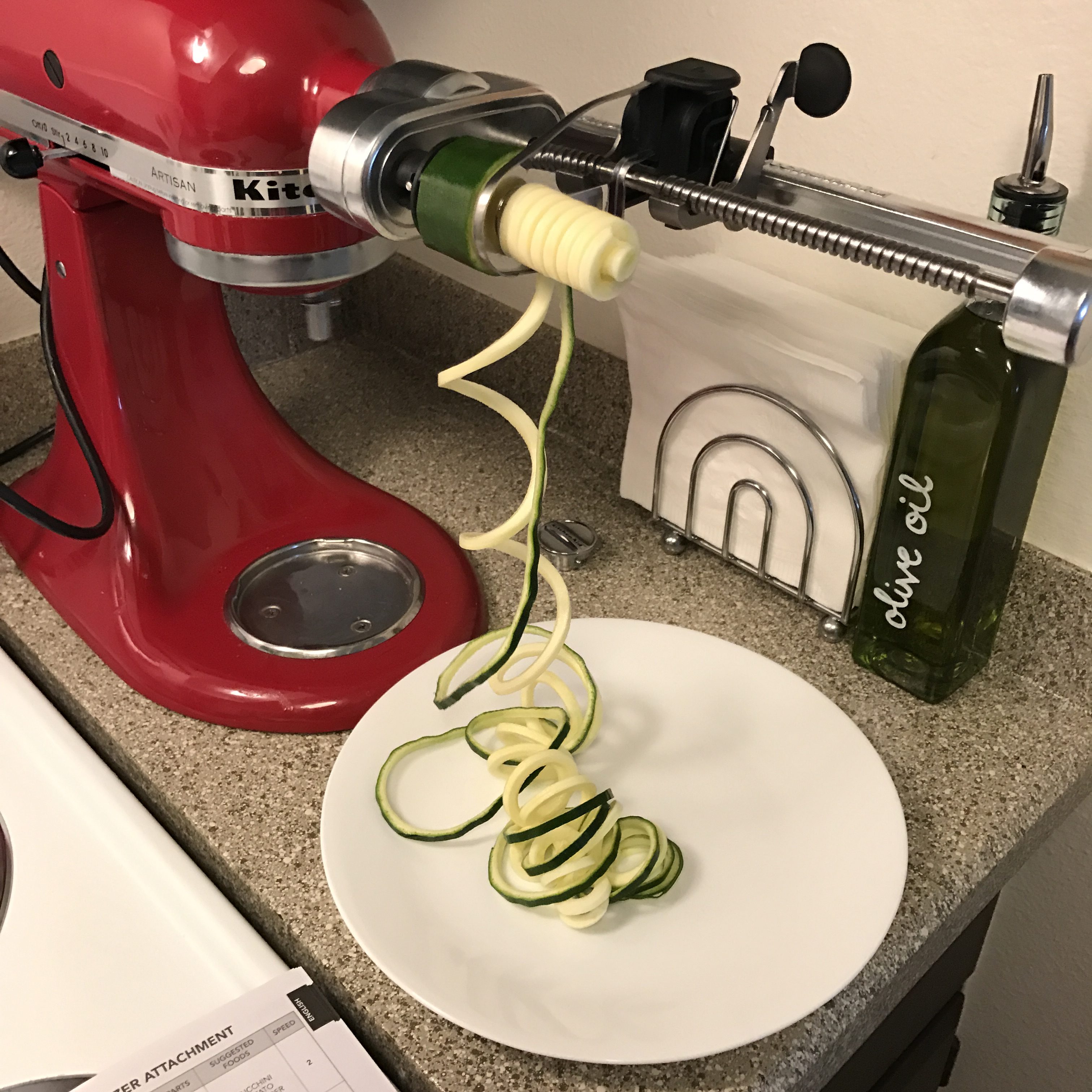 How to Make Zoodles with a KitchenAid Food Processor